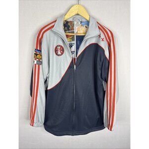 Rare 2005 Adidas Martial Arts Grand Champion Track Jacket XL Comic Lining